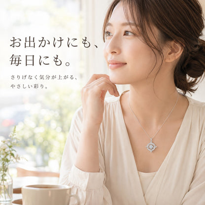 12色のシンボルカラーから選べる ウィッチノットネックレス｜誕生日ギフトにも